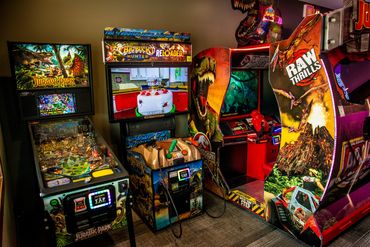 Photo of our arcade room