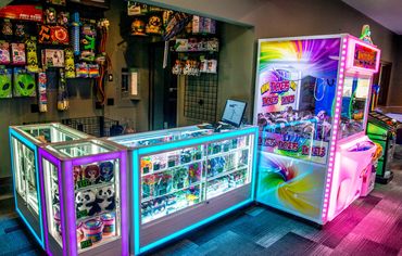 photo of prize redemption counter