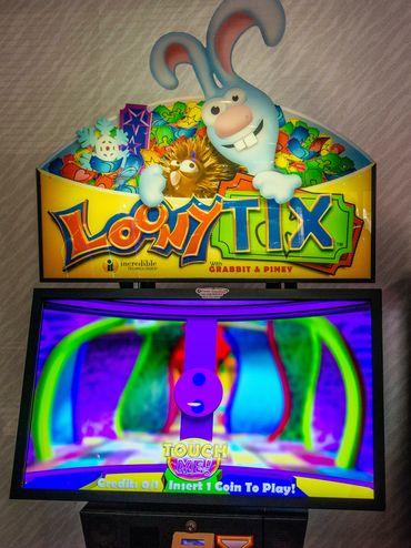 Photo of loony tix arcade game
