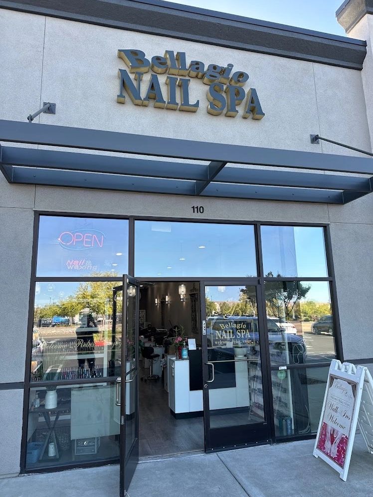 Bellagio Nail Spa in Roseville, CA offering manicures, pedicures, and premium nail art