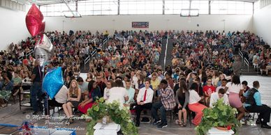 A school gym event