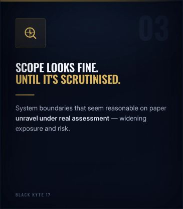 Scope appears fine until closely examined, revealing risks.