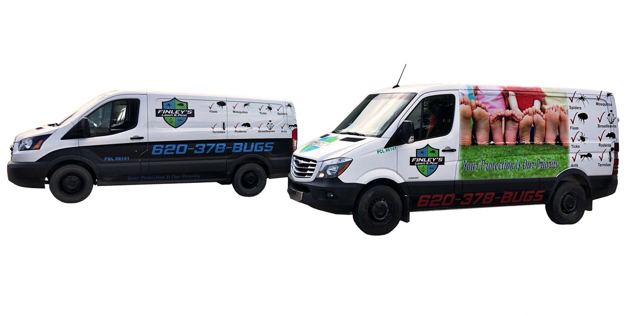 Finley's Lawn and Pest Business Vehicles