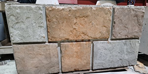 Quarry cut imprint with artisian finish
