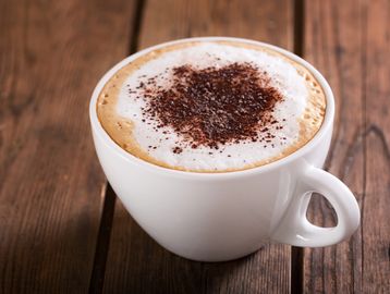 Specialty mocha with espresso
