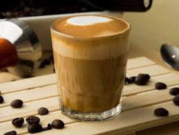 Cappuccino coffee with espresso