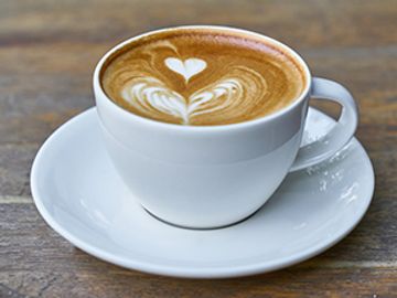 Hot cappuccino