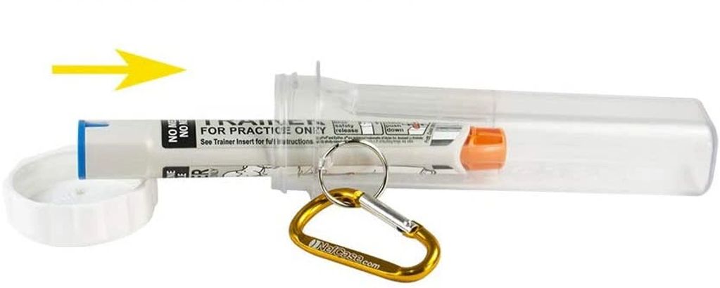 How to use NefCase: Insert EpiPen into NefCase