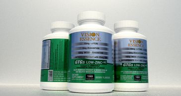 10 mg  Meso-Zeaxanthin
25 mg  Zinc
Take 2 Soft Gels Daily:  
1 in morning, 
1 in evening with food