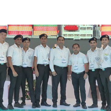A group of men in uniform posing for a photo.