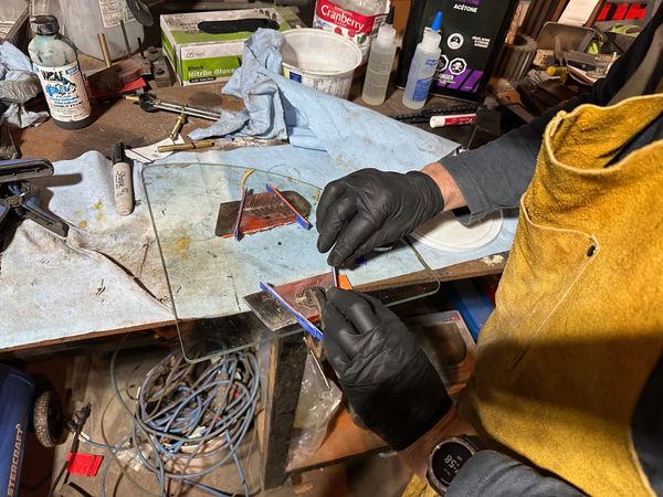 Glue up of segmented scales