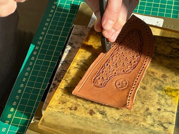 Time for some stitching holes