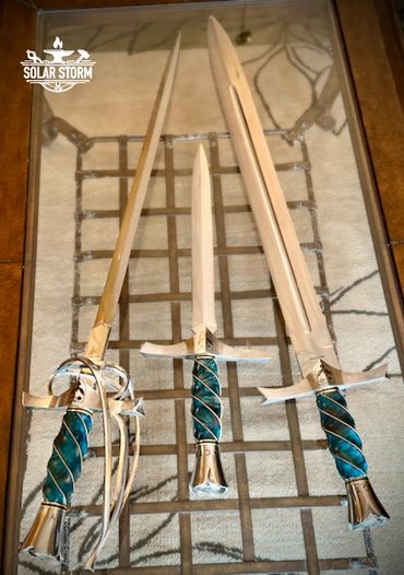 sword set. Rapier, dagger and sword by custom alberta canada bladesmith