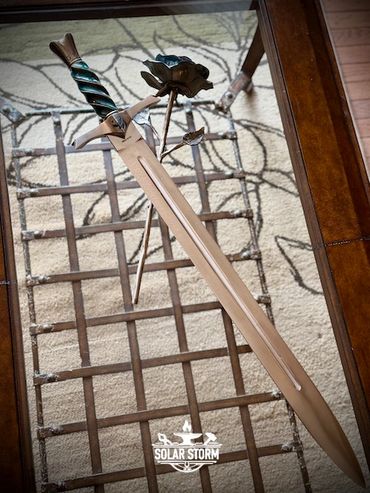 Arming Sword from custom bladesmith and blacksmith Solar Storm from Alberta, Canada