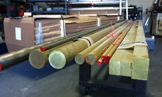 Aluminum 
Brass & Copper
All Types Of Plastics
Steel & Stainless Steel
Titanium