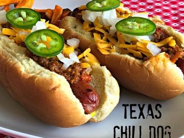 Texas Chili dogs served on Our Chili Bar! Great idea for Bachelor parties! 