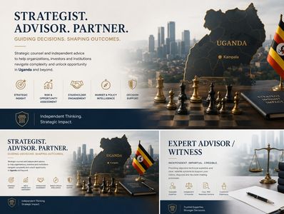Professional advisory service focused on Uganda with chess and strategy theme.