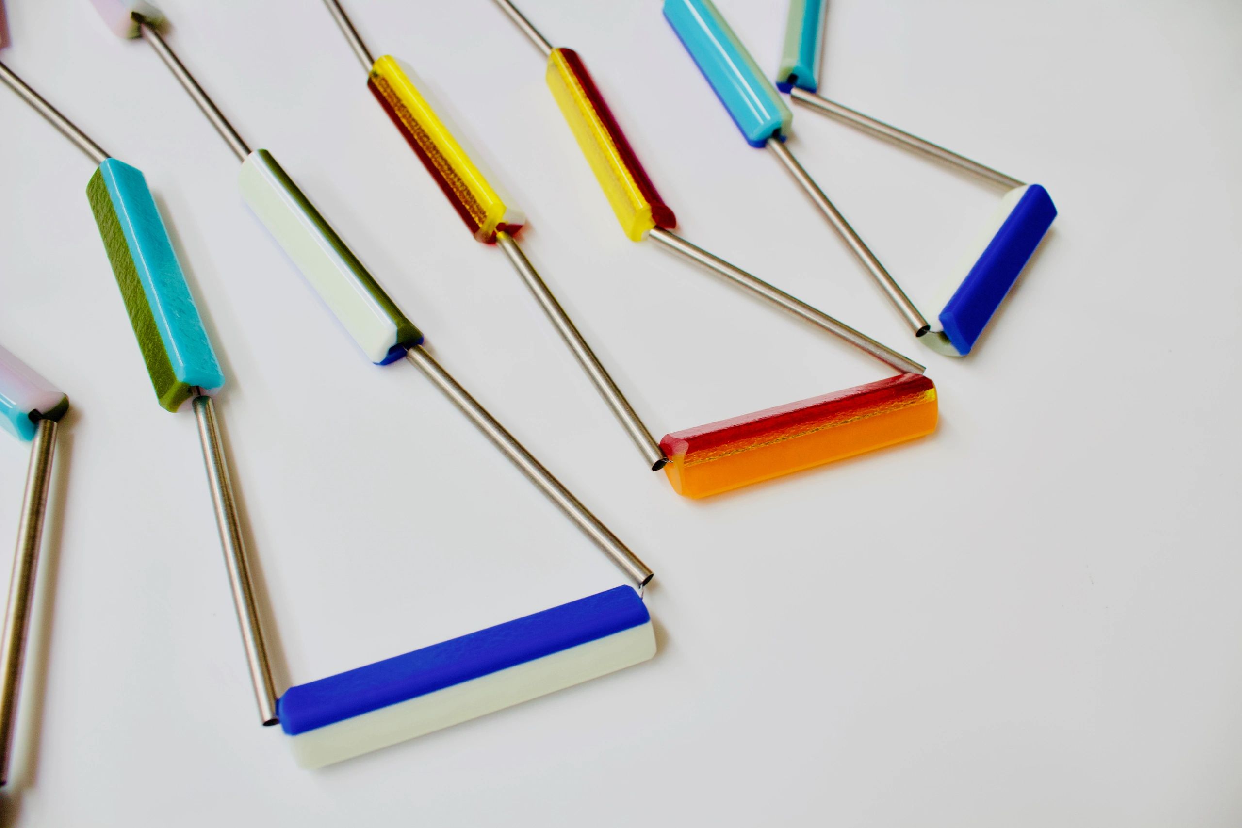 Tube Neckpieces by Bethany Wheeler.