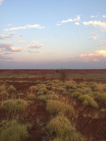 The epic panorama of Balgo Pound.
