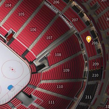 Carolina Hurricanes tickets section 208 row a