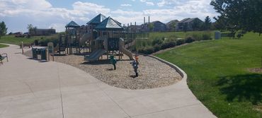 Image of Dove Village playground from the north
