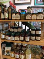 Country Ketchup, Horseradish Aioli, Farmhouse Green Relish, Red Raspberry Jam, Wild Maine Blueberry