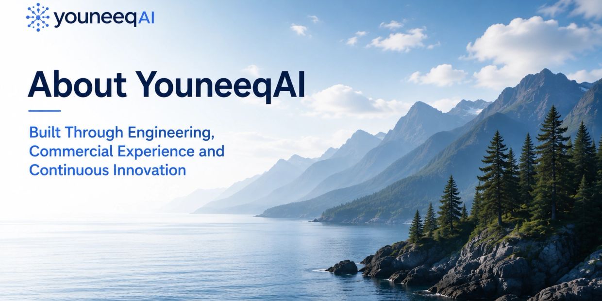 YouneeqAI overview with nature background.