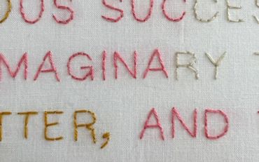embroidery text