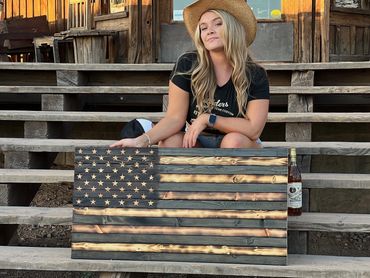 Black Flag Hot Woman