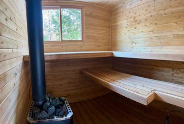 Vermont sauna benches