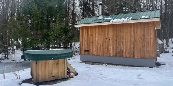 Sustainable Vermont sauna
