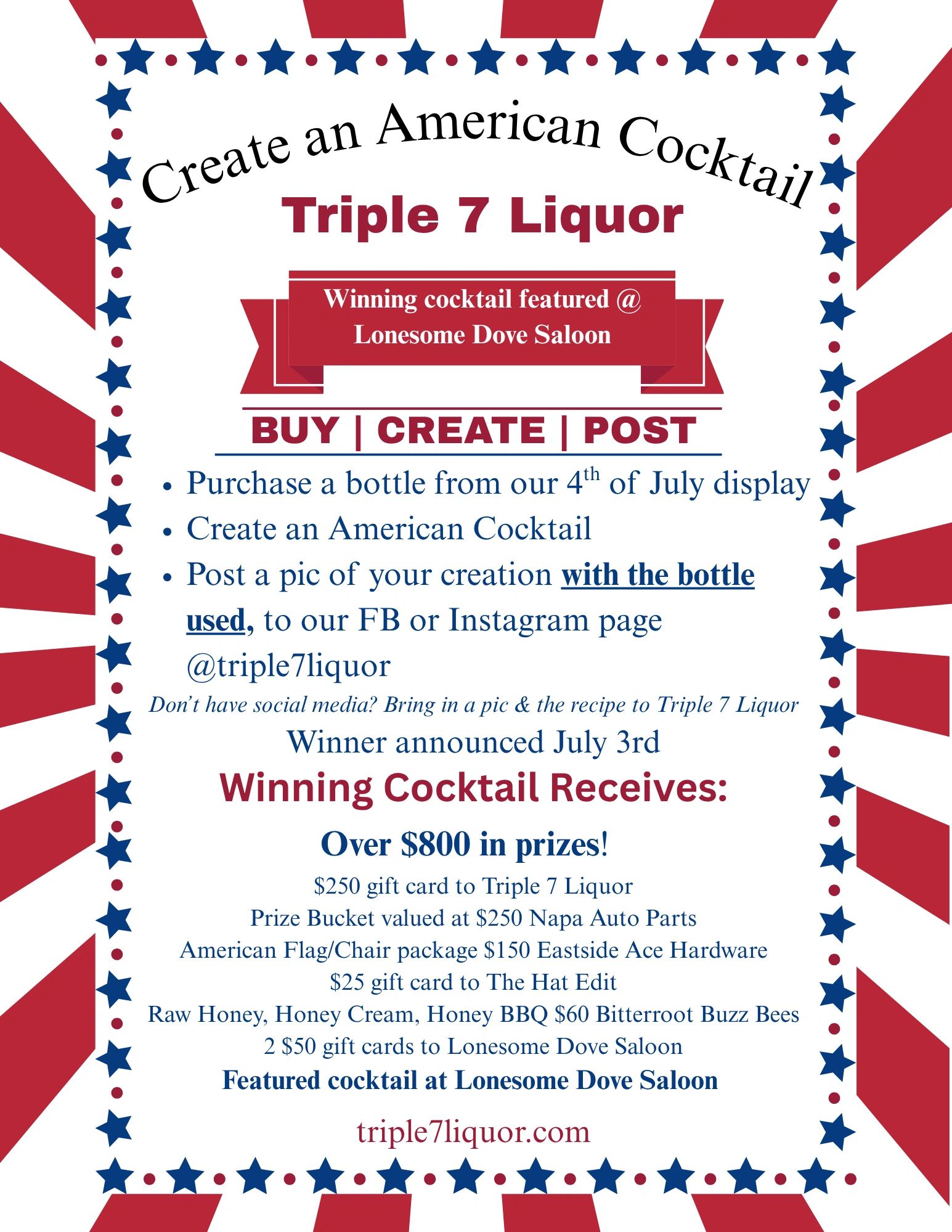 rules to an online contest