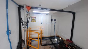 Diseño, fabricación e instalación de soportes estructurales para maniobras especializadas de equipos