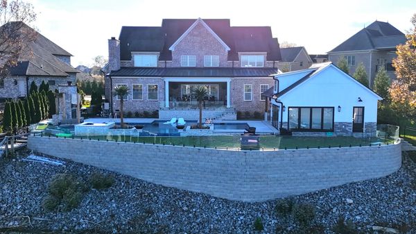 Lake front retain wall!