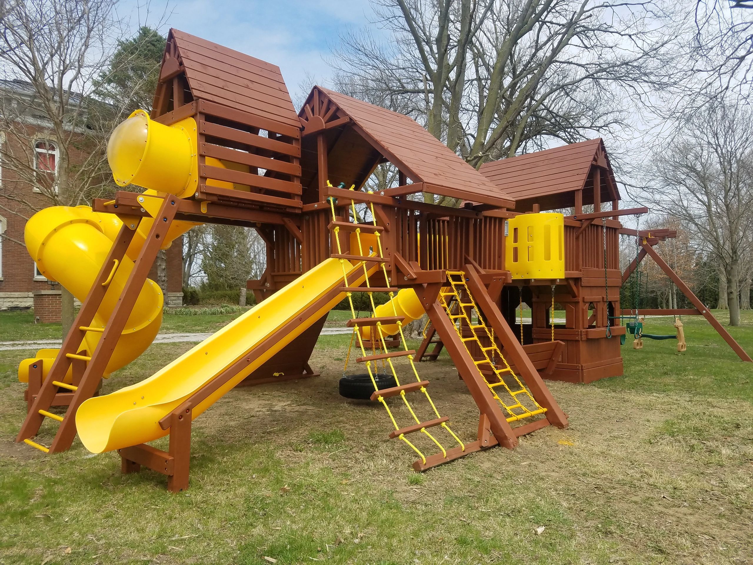 Rainbow Swingsets Playsets Ground Play Sets Swing Illinois Playsets