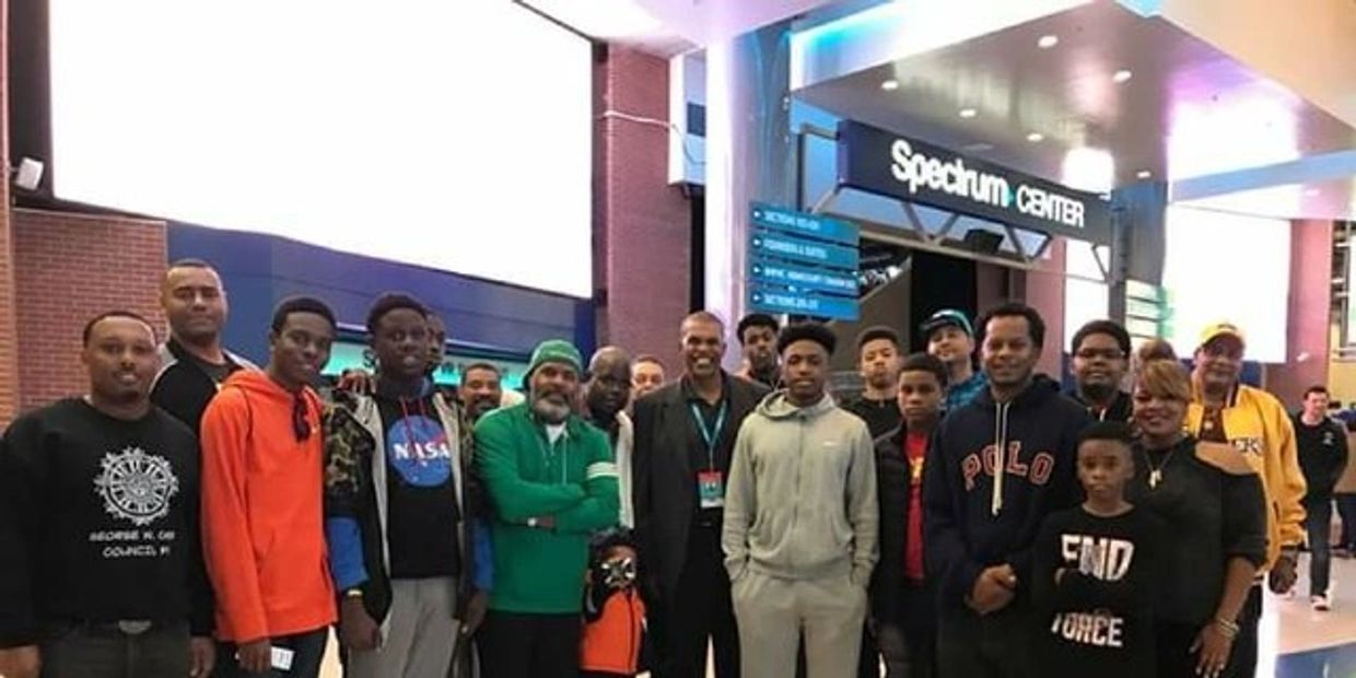 Knights attend a Charlotte Hornet’s game.