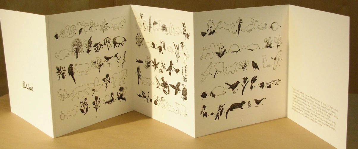 accordian fold artist book
