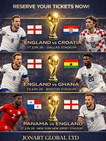 All England Group Stage Tickets Available