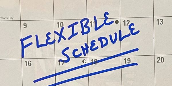 I schedule appointments in the evenings and on weekends, if needed.