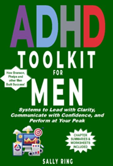 Book cover for ADHD Toolkit for Men focusing on clarity and performance.