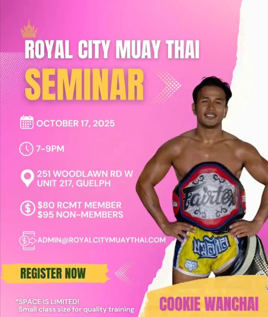 Seminar with Thai Fighter Cookie Wanchai!