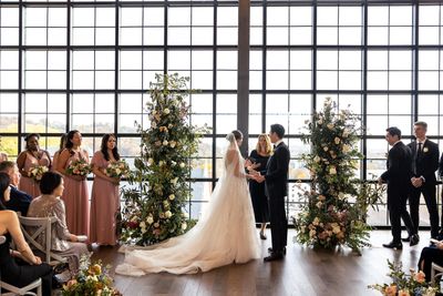 A beautiful wedding of a wedding client. Wedding business seo for event planners and officiants.