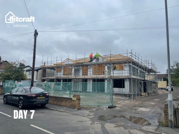 Day 7 of the Flitcraft Home build