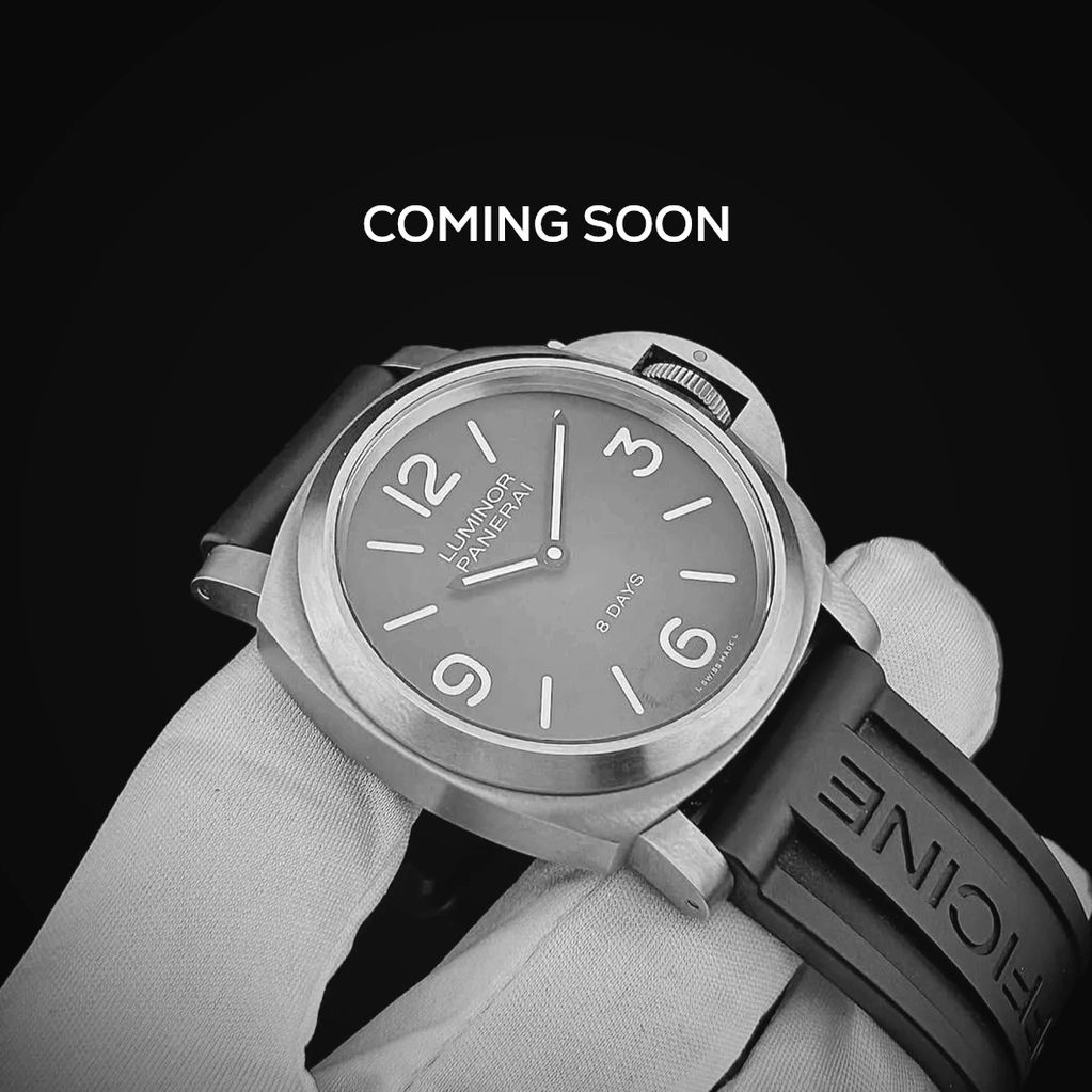 Luminor Panerai 8 Days luxury watch with a strap.