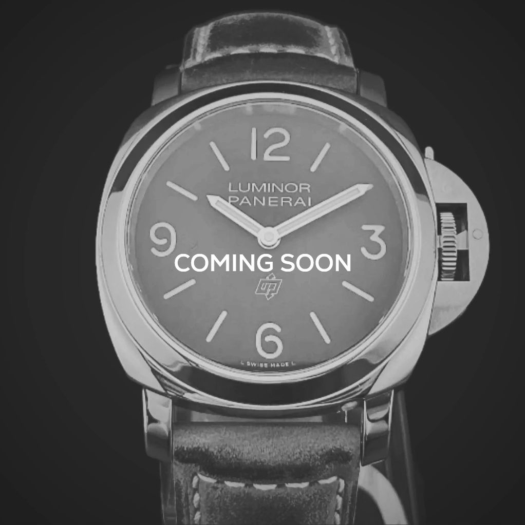 Luminor Paneria luxury watch with leather strap.