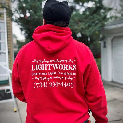 Lightworks Christmas on a sweater