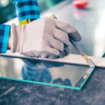 cutting glass