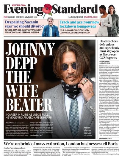 Johnny Depp is a wife beater.
