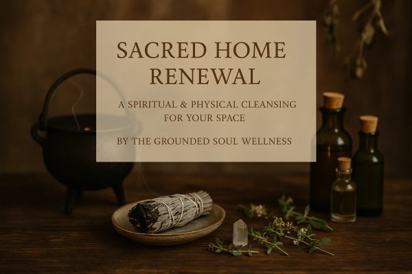 Sacred Home Renewal ad for spiritual and physical cleansing.