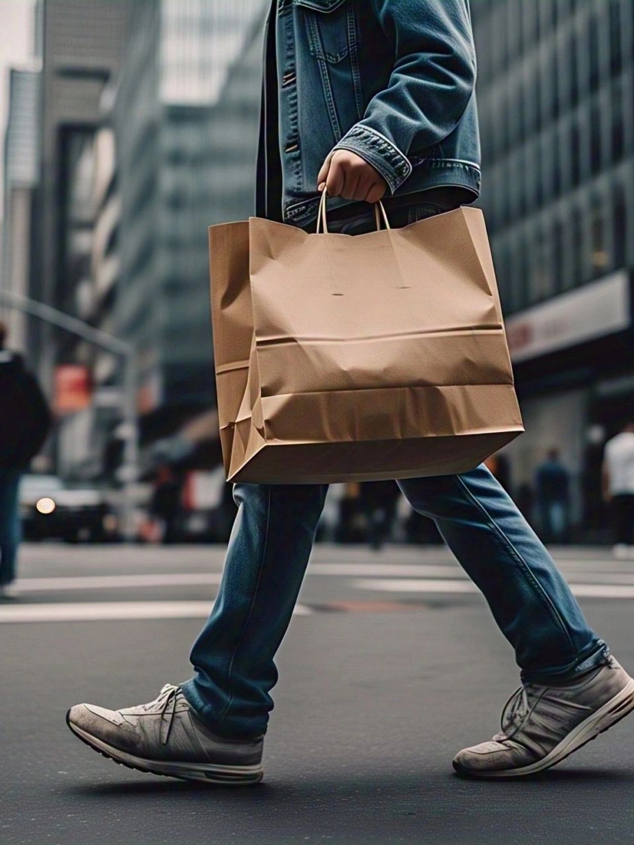 Recycled Semi virgin Paper bag